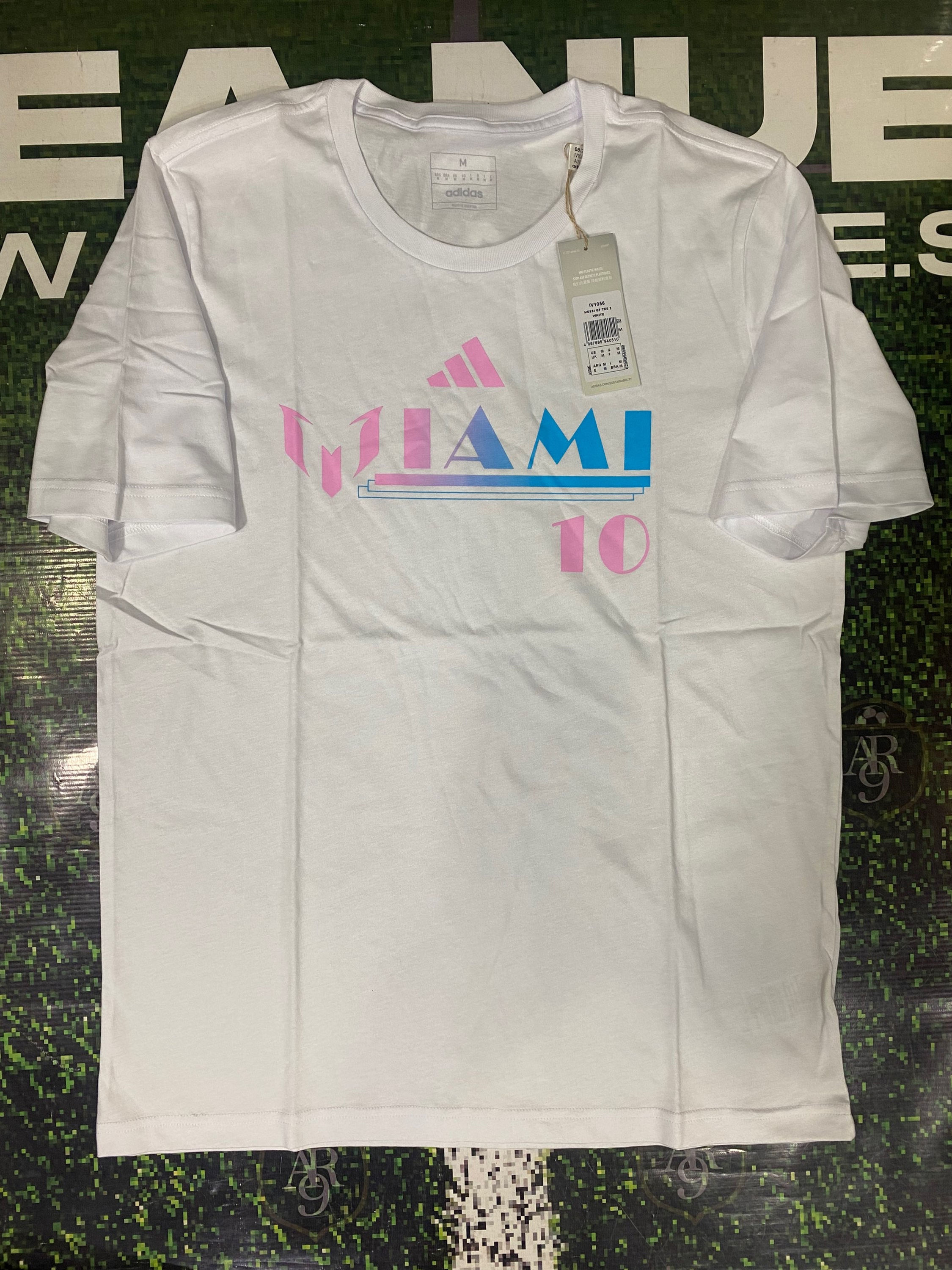 Remera Algodon Messi Miami Talle M