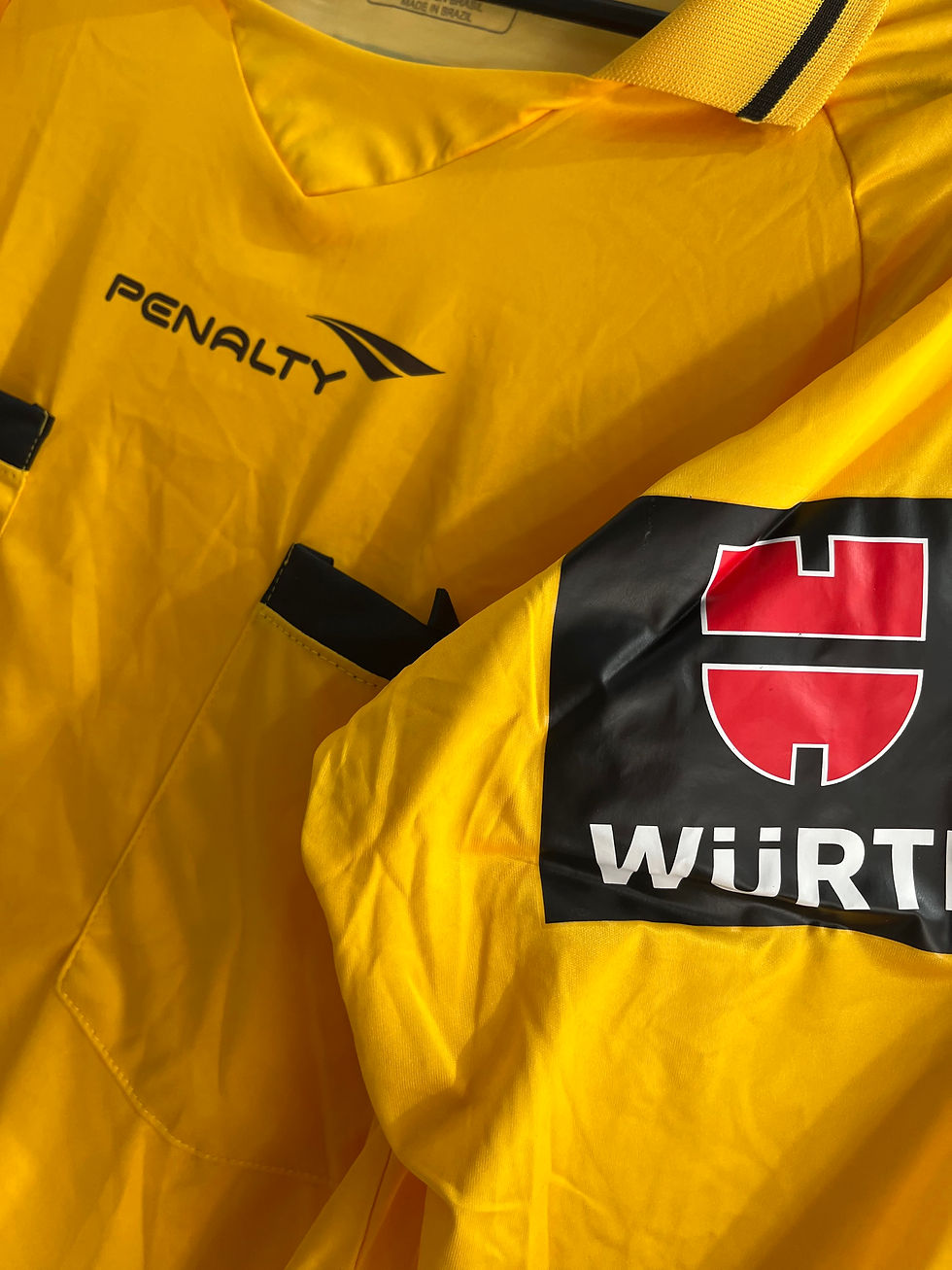 Miniatura: Camiseta Arbitro Penalty Femenino Amarilla Manga Larga