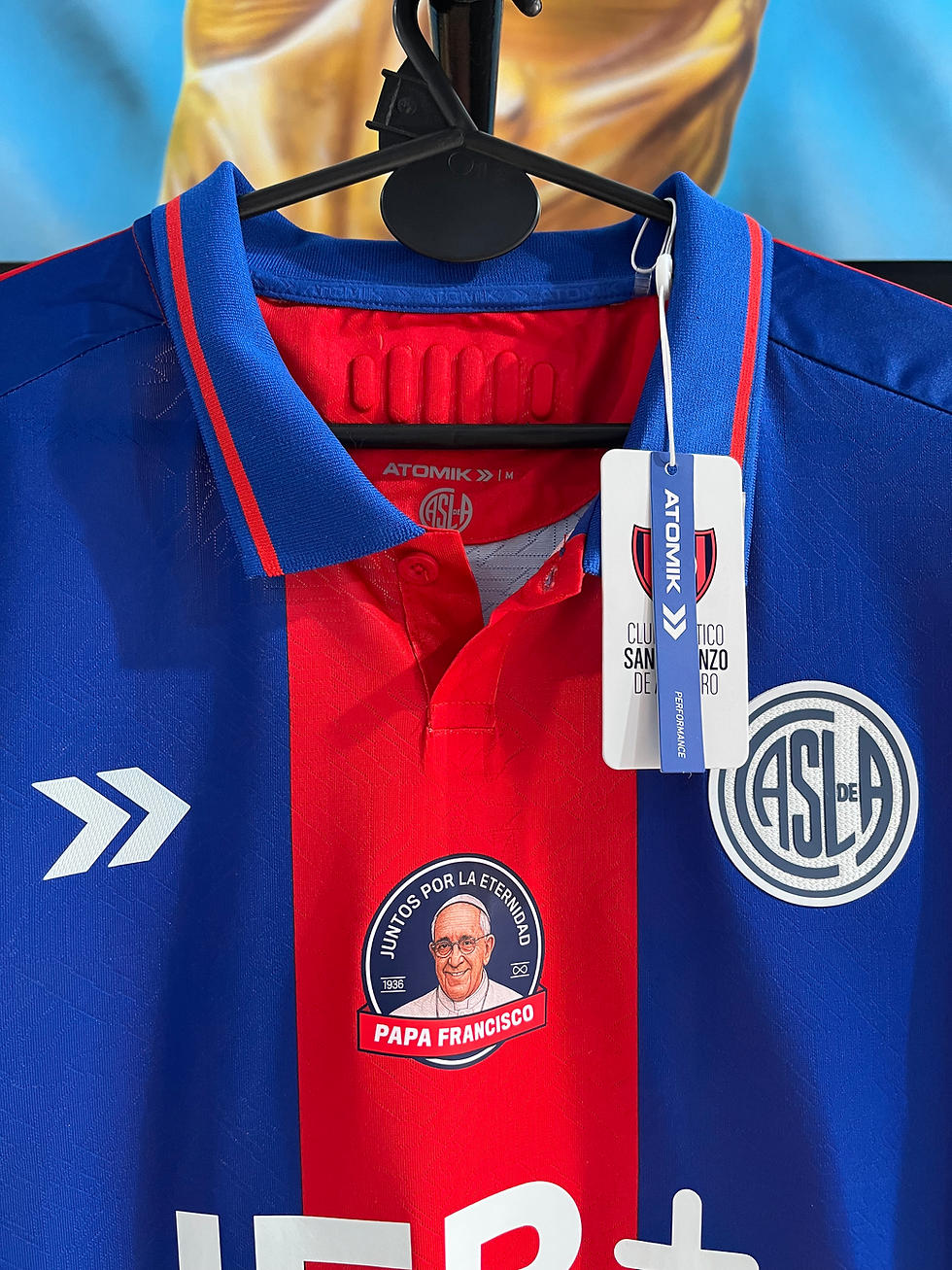 Miniatura: Camiseta San Lorenzo de Almagro 2025 Homenaje Papa Francisco 