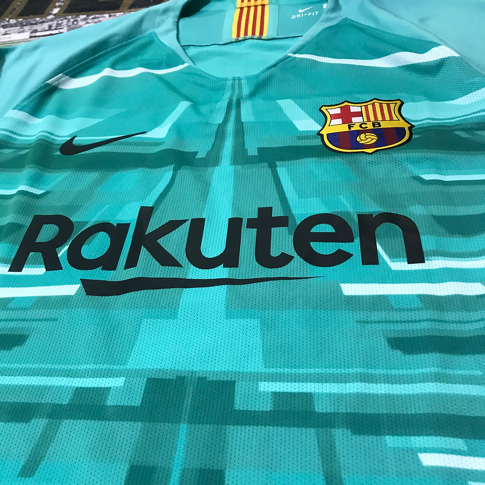 Miniatura: Camiseta Barcelona La Liga #36 Arnau Tenas de Juego