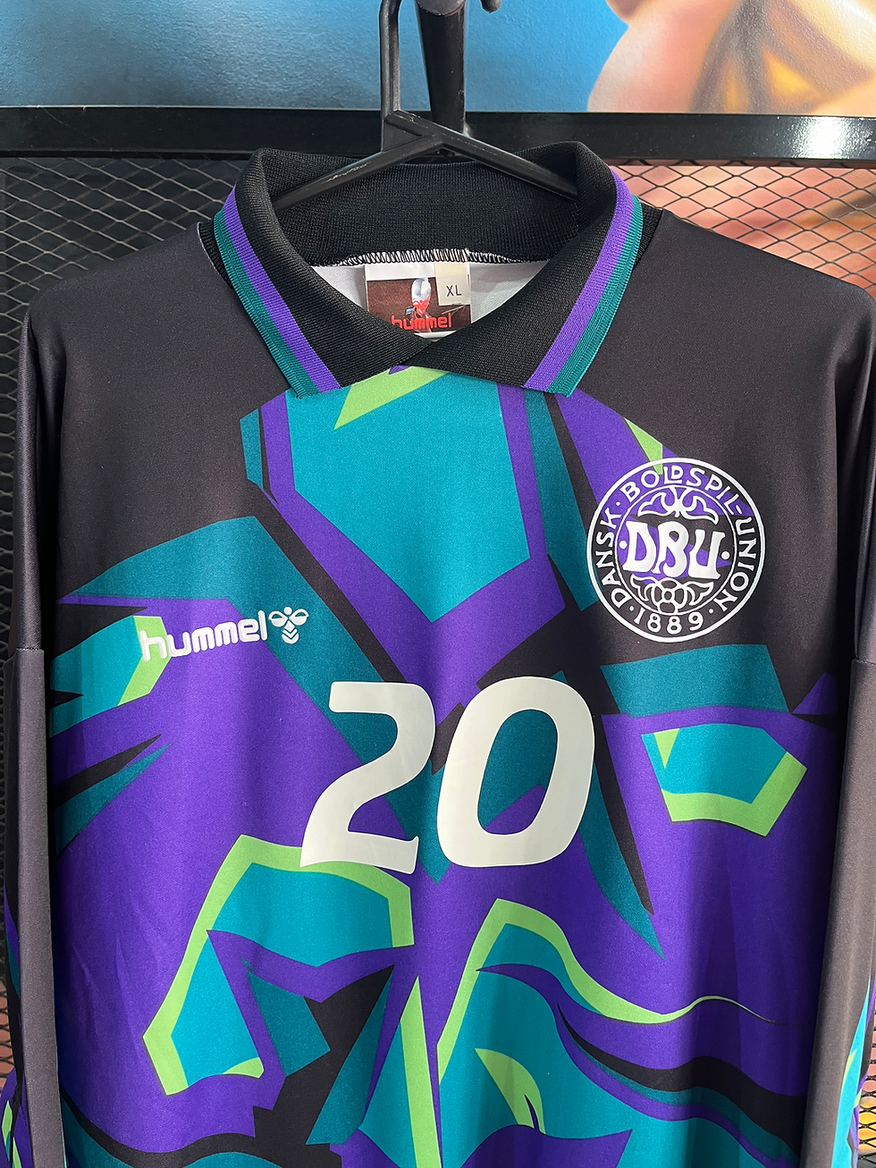 Thumbnail: Buzo Utileria Arquero Seleccion Dinamarca 1994/95 #20 Krogh 