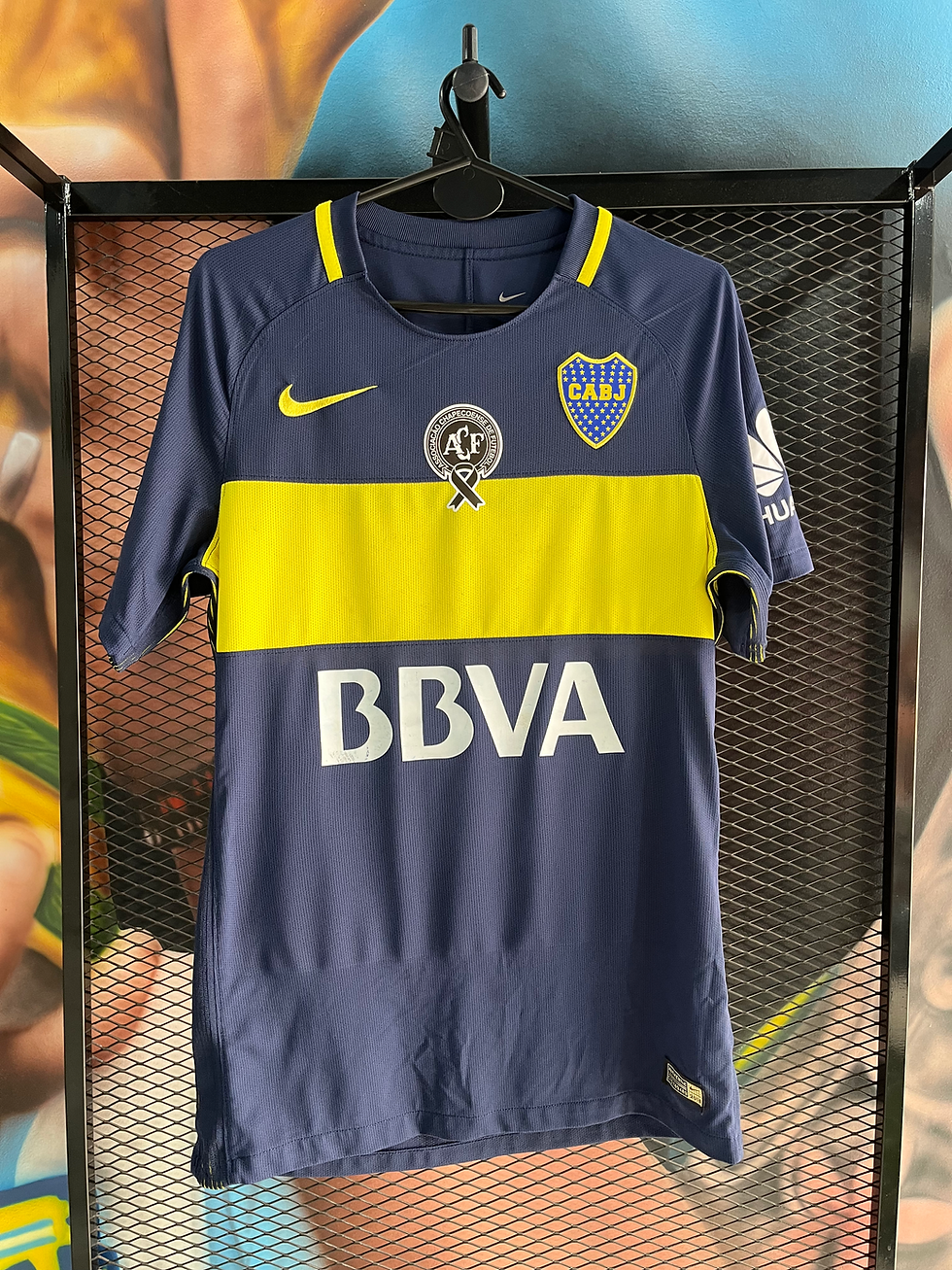 Miniatura: Camiseta Utileria Boca Juniors Homenaje Chapecoense 2016 #14 S.Perez 