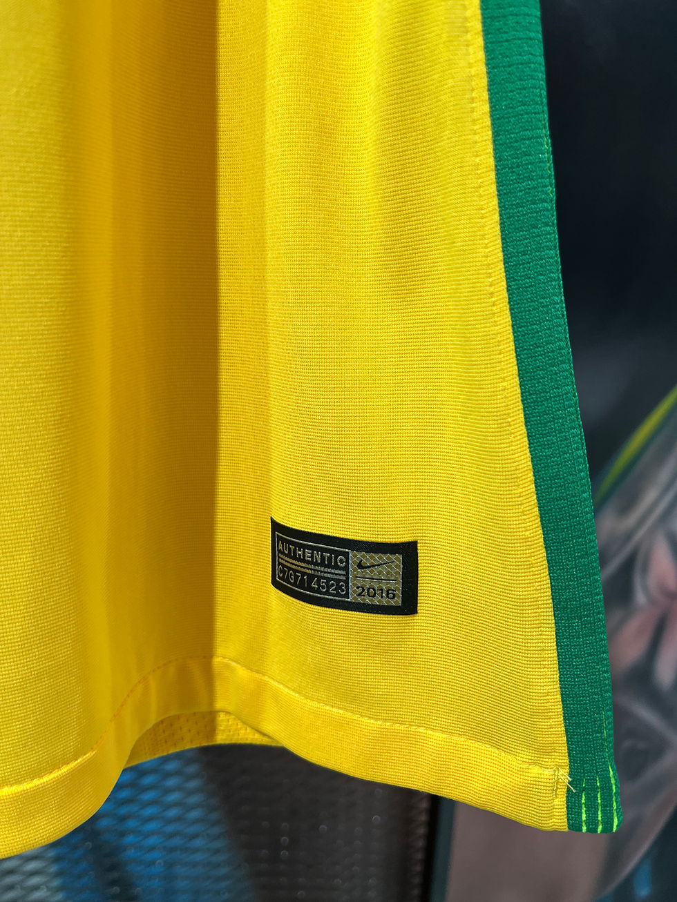 Miniatura: Camiseta Brasil 2016 Titular de Juego #8 Augusto 