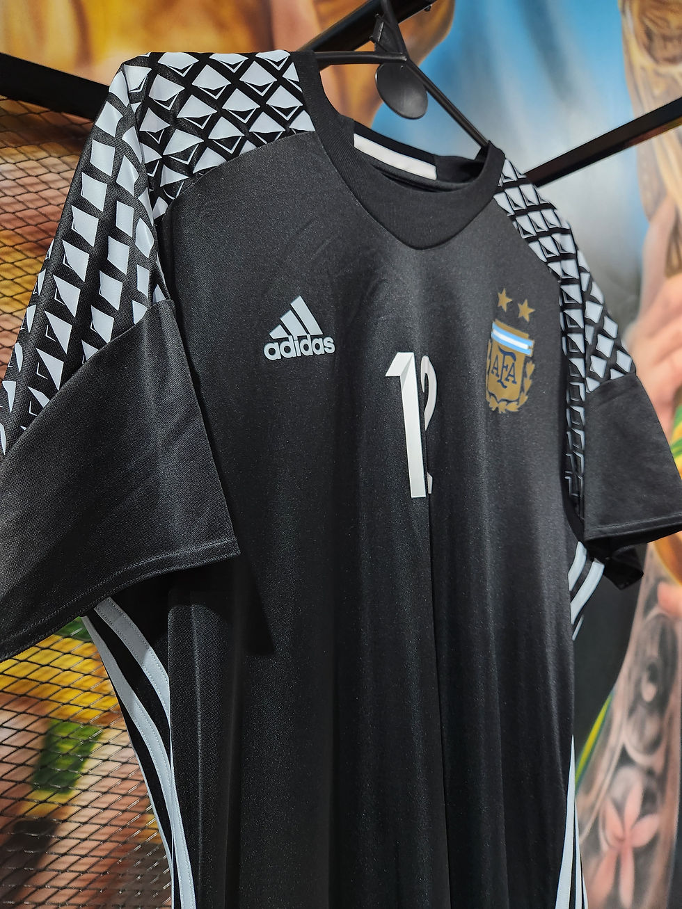 Miniatura: Camiseta AFA Arquero 2016/17 De Juego #12 Guzman