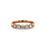 Thumbnail: 14kt Rose Gold Ladies 0.63ctw “5 Stone” Round Diamond Band