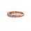 Thumbnail: 14kt Rose Gold Ladies 0.79ctw “Ten” Round Diamond Band
