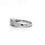 Thumbnail: Platinum Ladies 1.02ctw Oval Cut and  Baguette Diamond Engagement Ring
