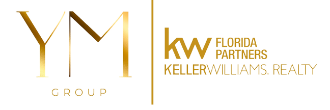 The YM Group real estate logo serving Volusia and Flagler County, Florida.