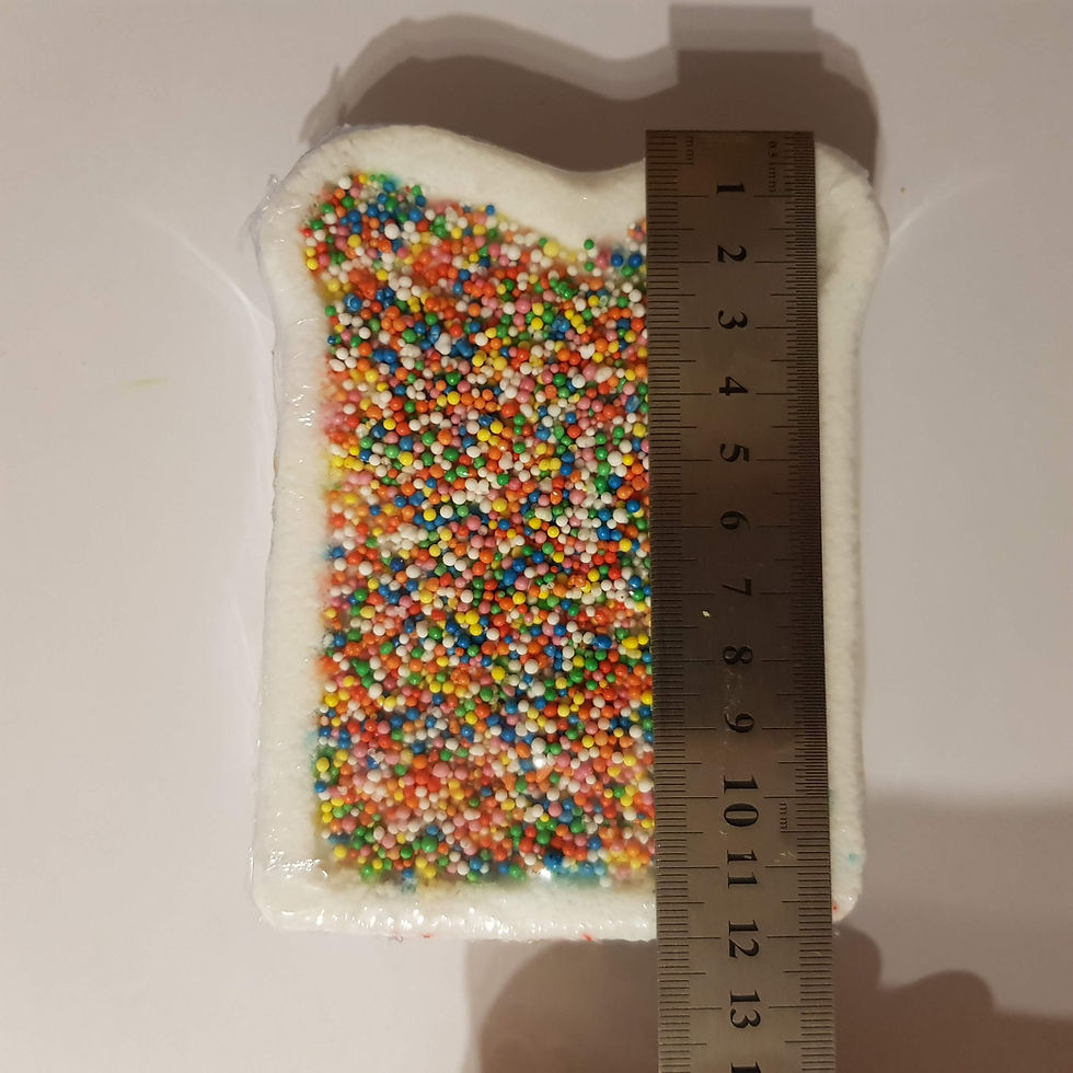 Thumbnail: fairy bread bath bomb measurements