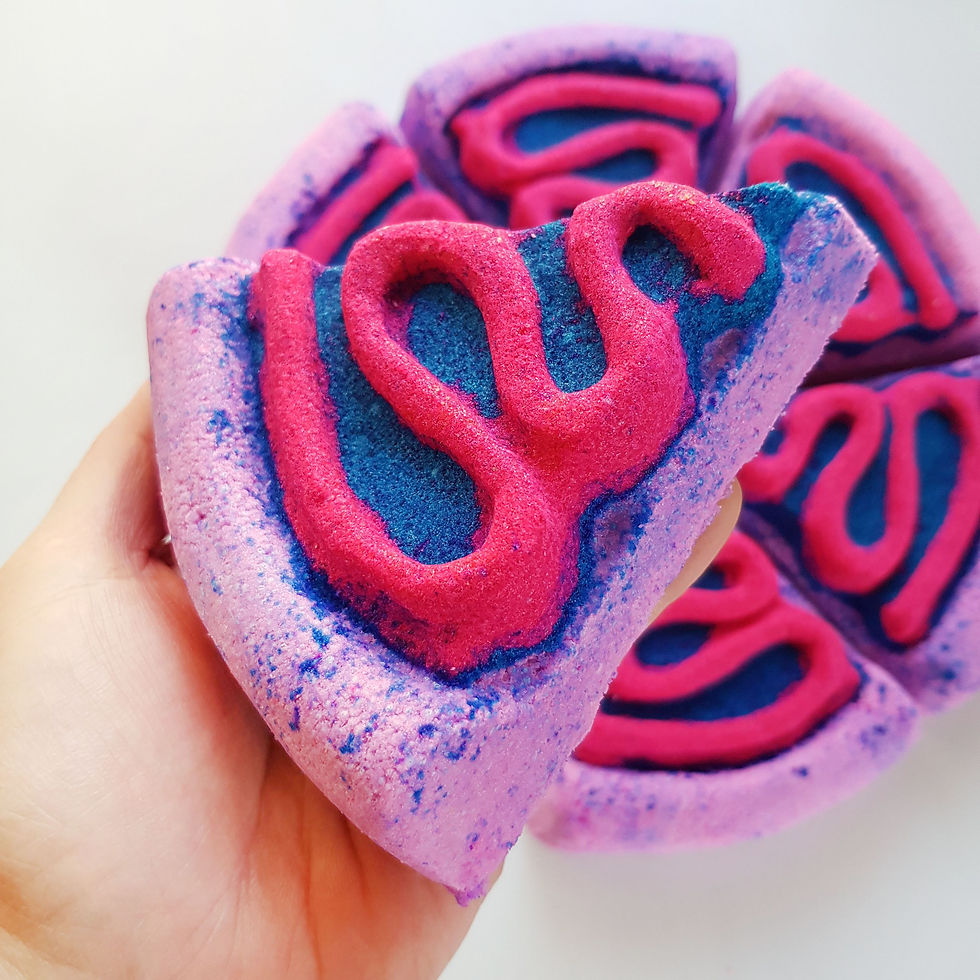 Thumbnail: purple grape pizza bath bomb hubba bubba