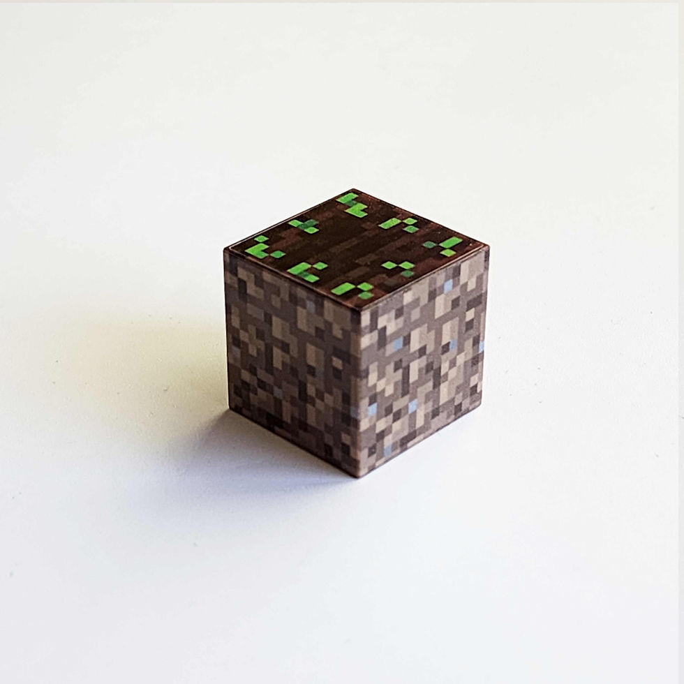 Thumbnail: farmland textured magnetic minecraft block