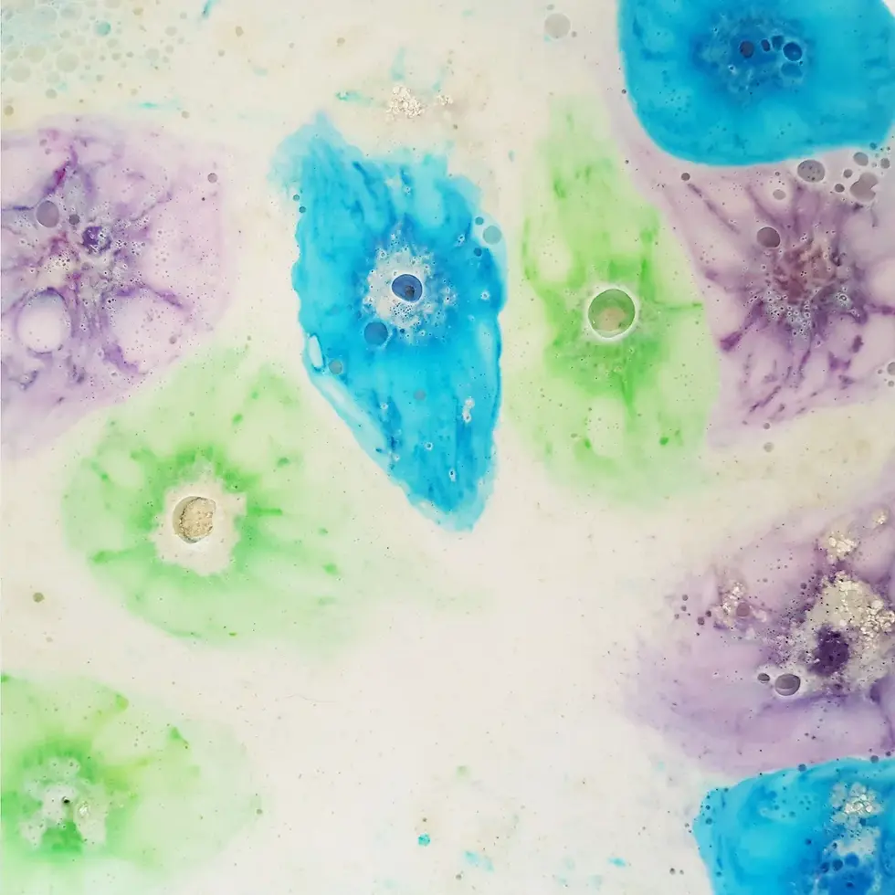 Thumbnail: Fruit loop bath bomb with bath milk
