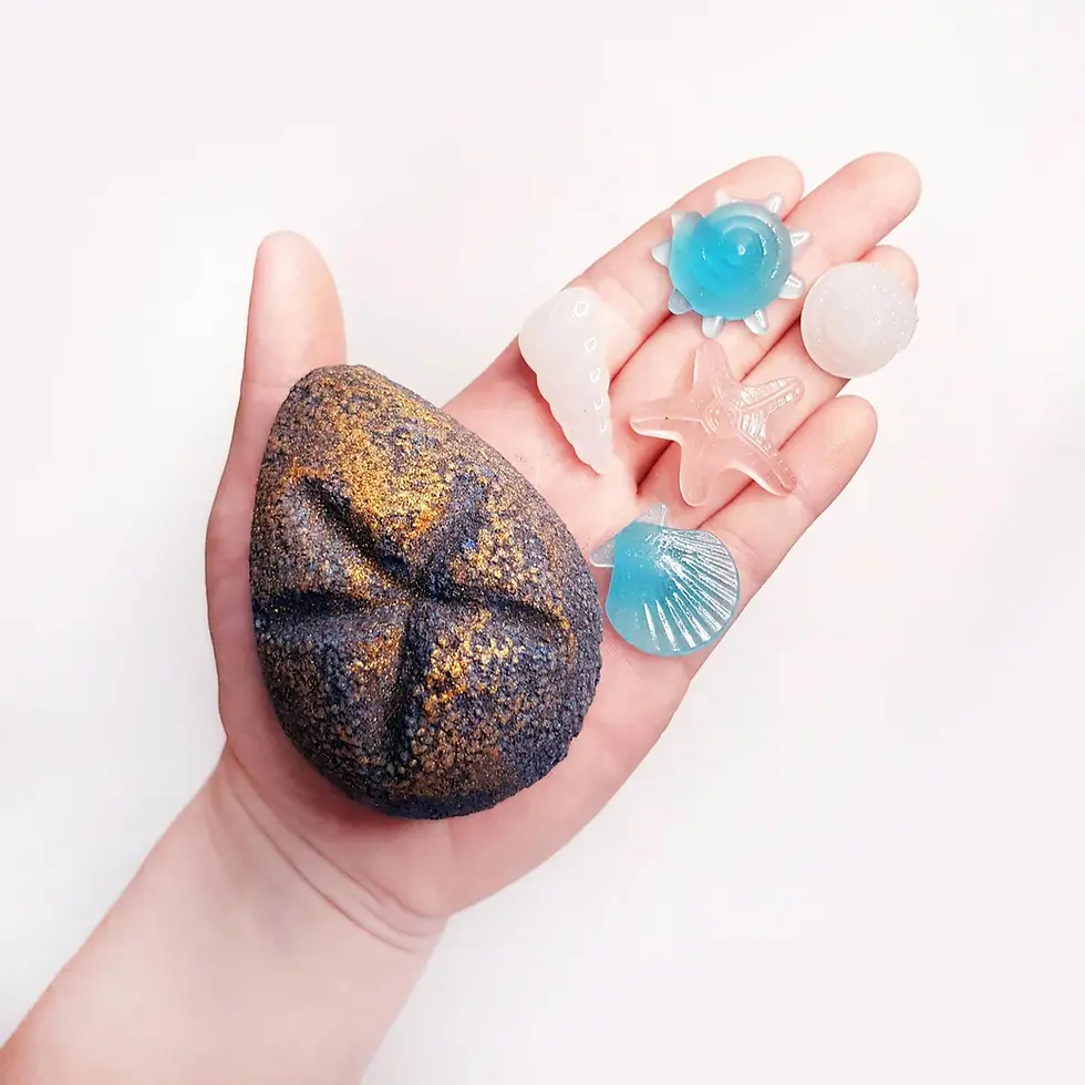 Thumbnail: activated charcoal surprise bath bomb