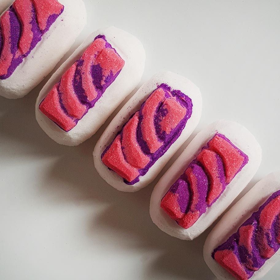 Thumbnail: Purple and Pink Grape sushi bath bomb