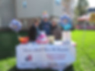Fundraiser table for Adopt A Senior Organization