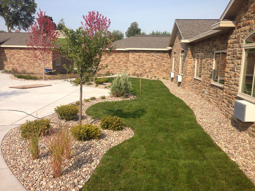 Senior home landscaping