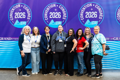 Attendees at OPSEU Convention