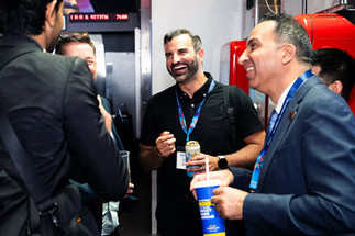 Christian Di Vincenzo mingling at an event