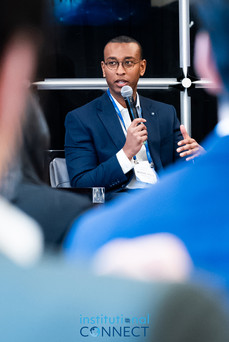 panelists photographed through audience members