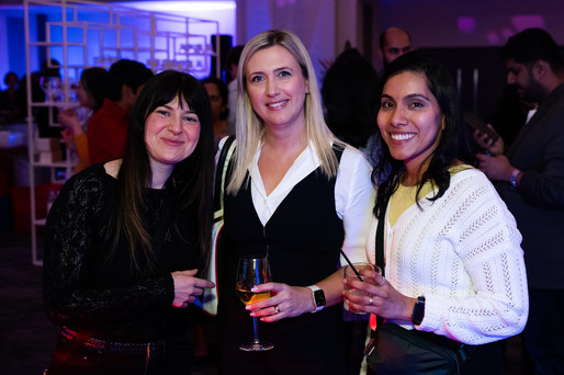 posed shot with women