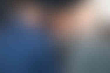 Minister George Pirie smiling