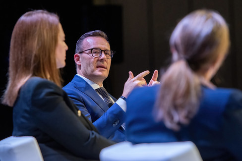 close-up of Desjardins CEO Guy Cormier