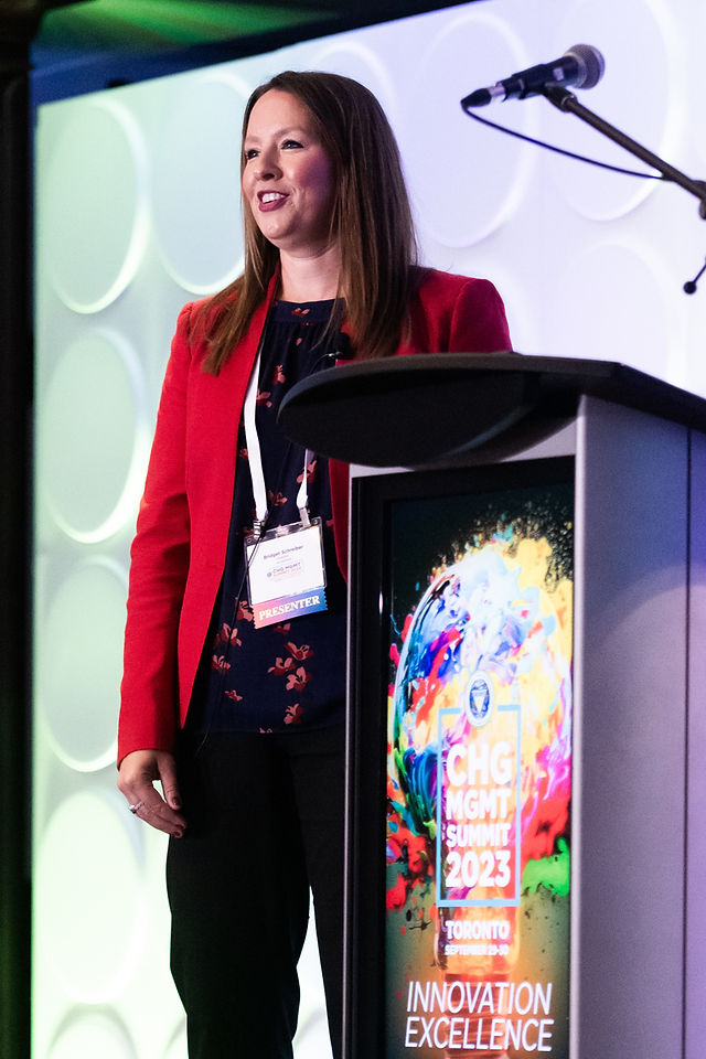 presenter at Change Management Summit Toronto 2023