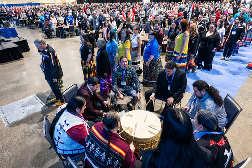 Indigenous opening at event