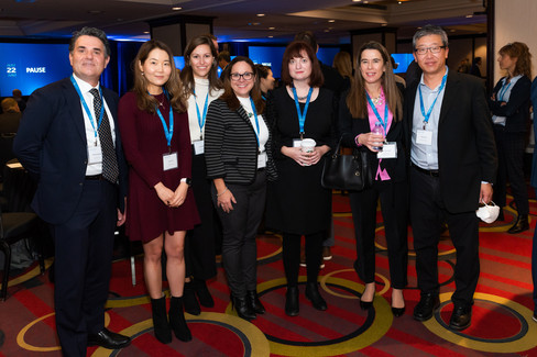 group shot at a corporate event