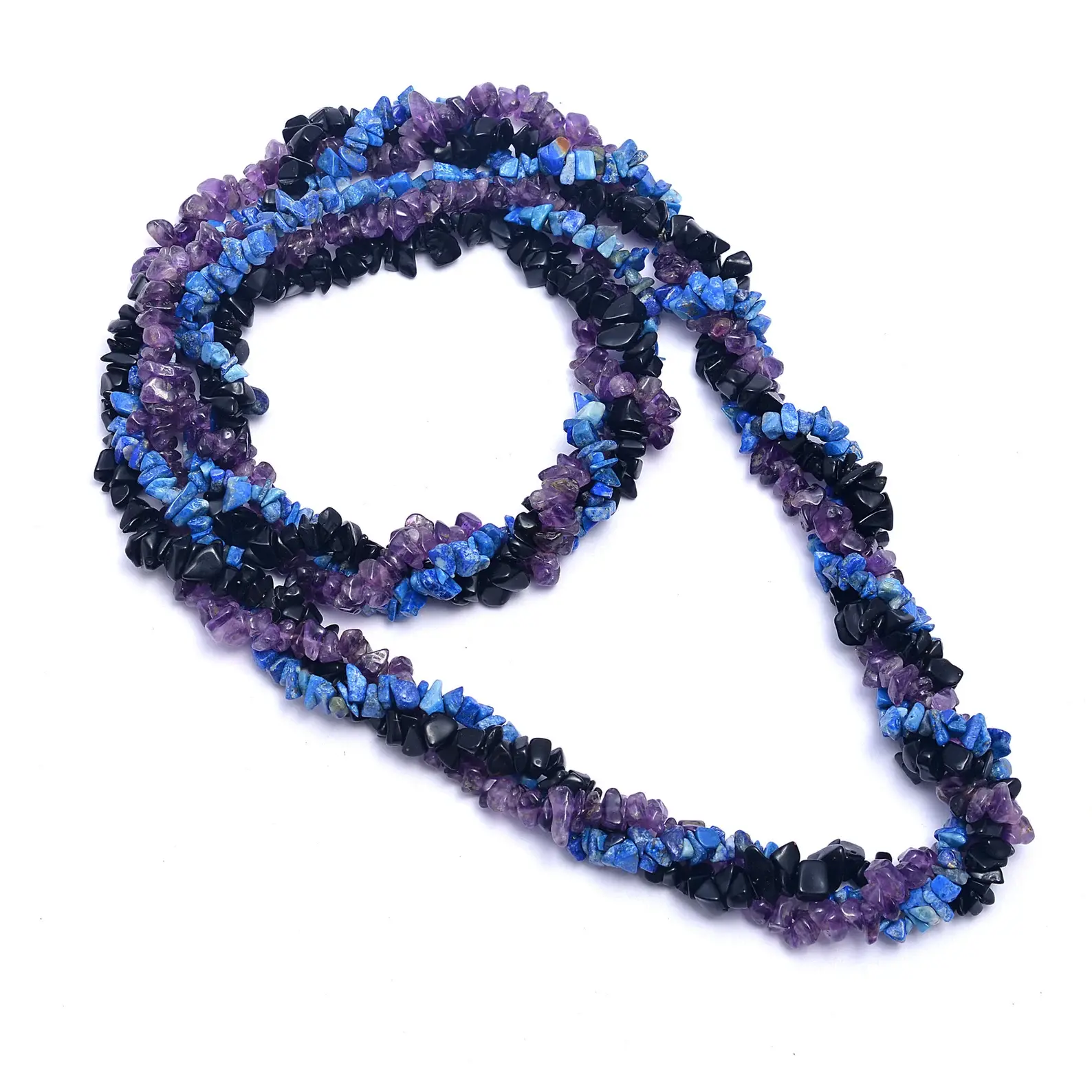 Natural multi- Three color Necklace