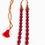Thumbnail: Hand-Carved Ruby Beaded Necklace