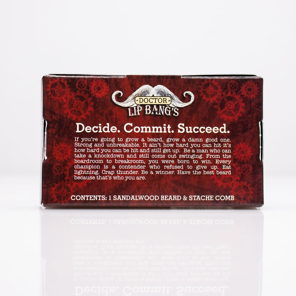 Thumbnail: Doctor Lip Bang's Beard & Stache Comb