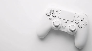 White Video Game Controller