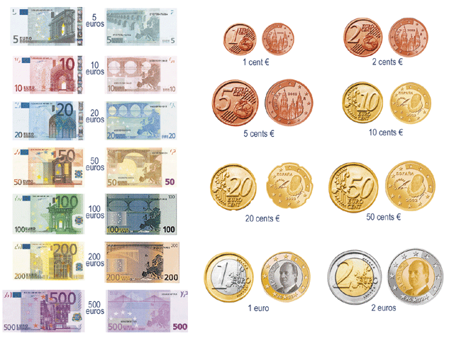 monedas y billetes de euro.gif