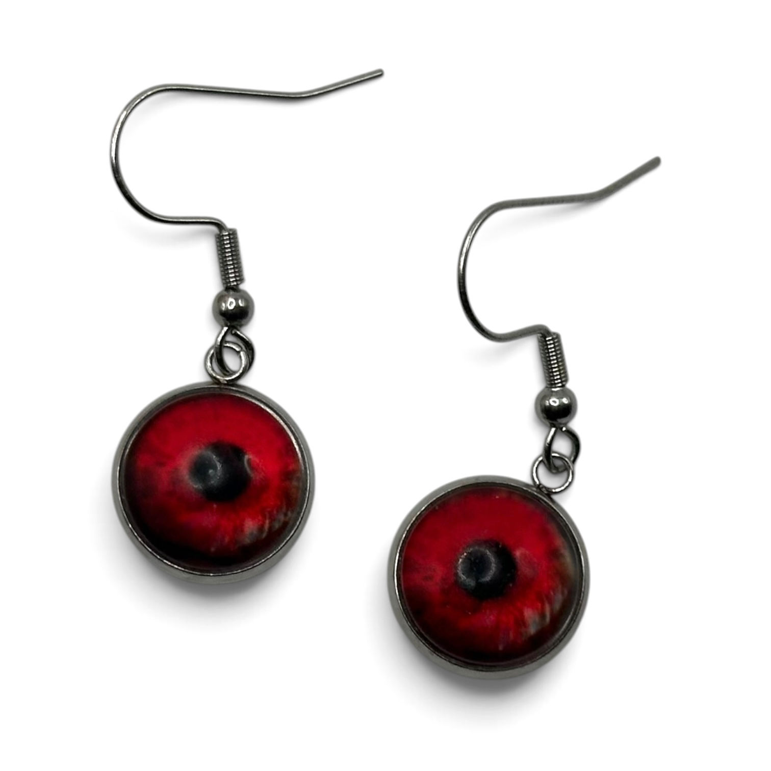 Halloween earrings.