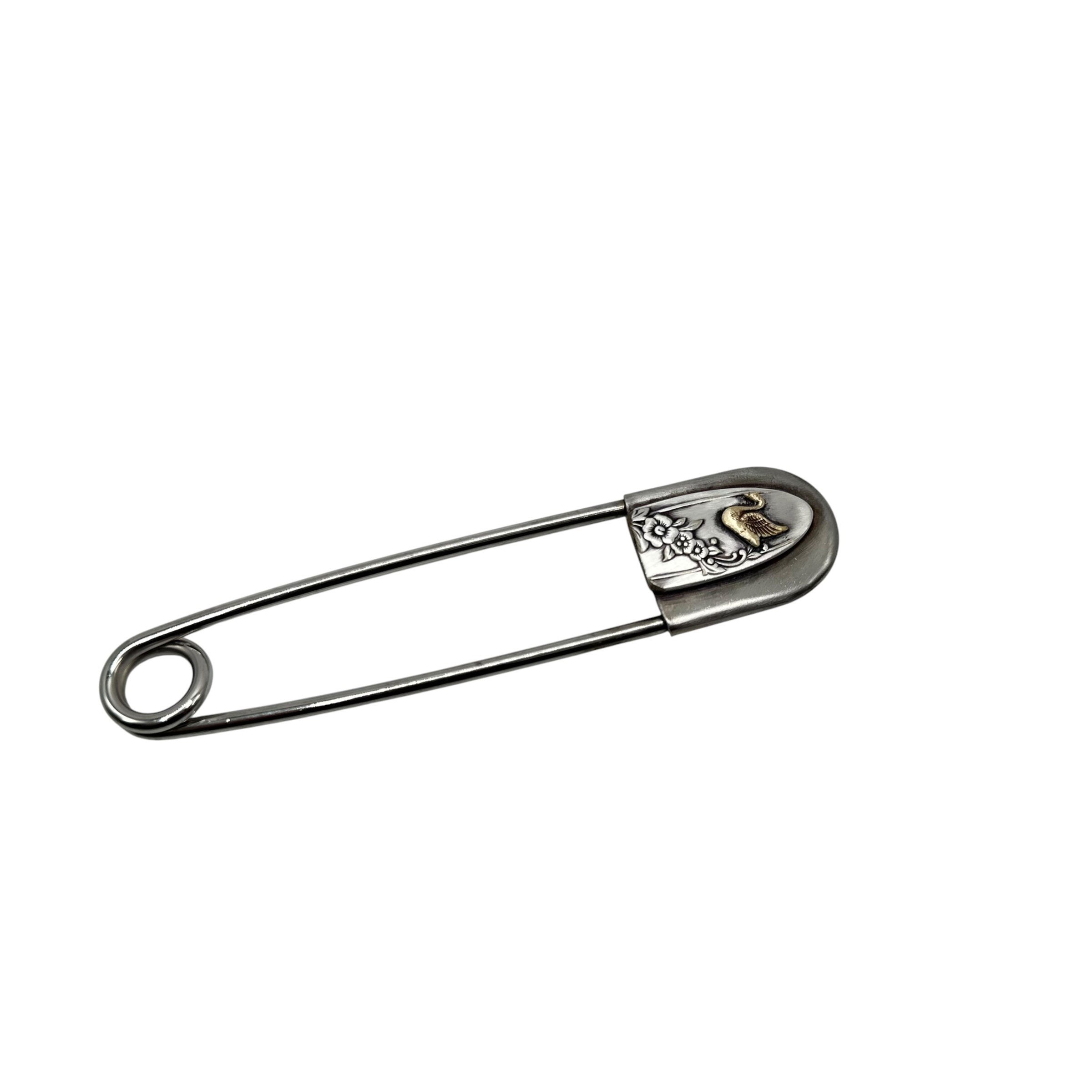 Safety pin keychain.