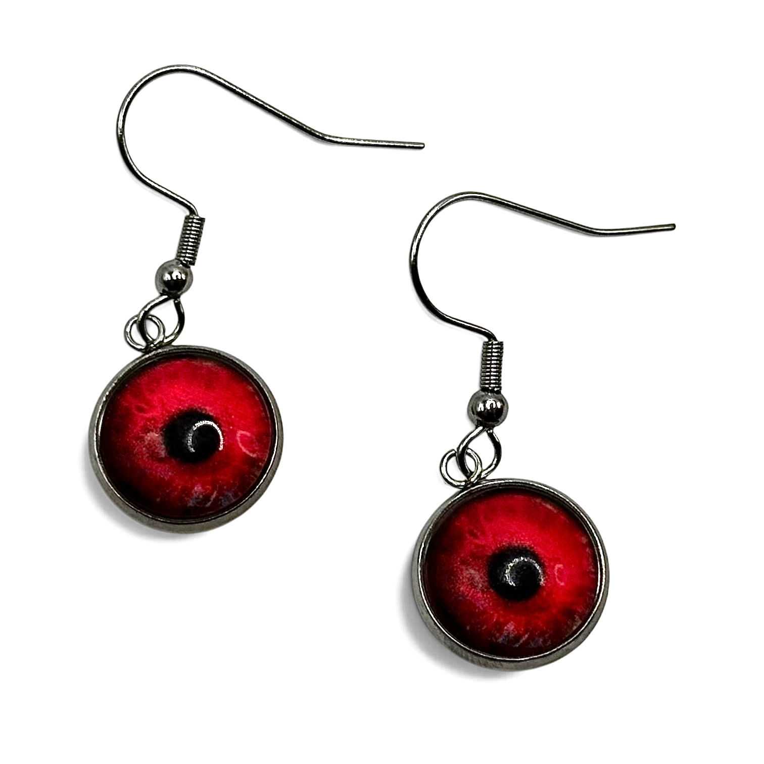 Halloween earrings.