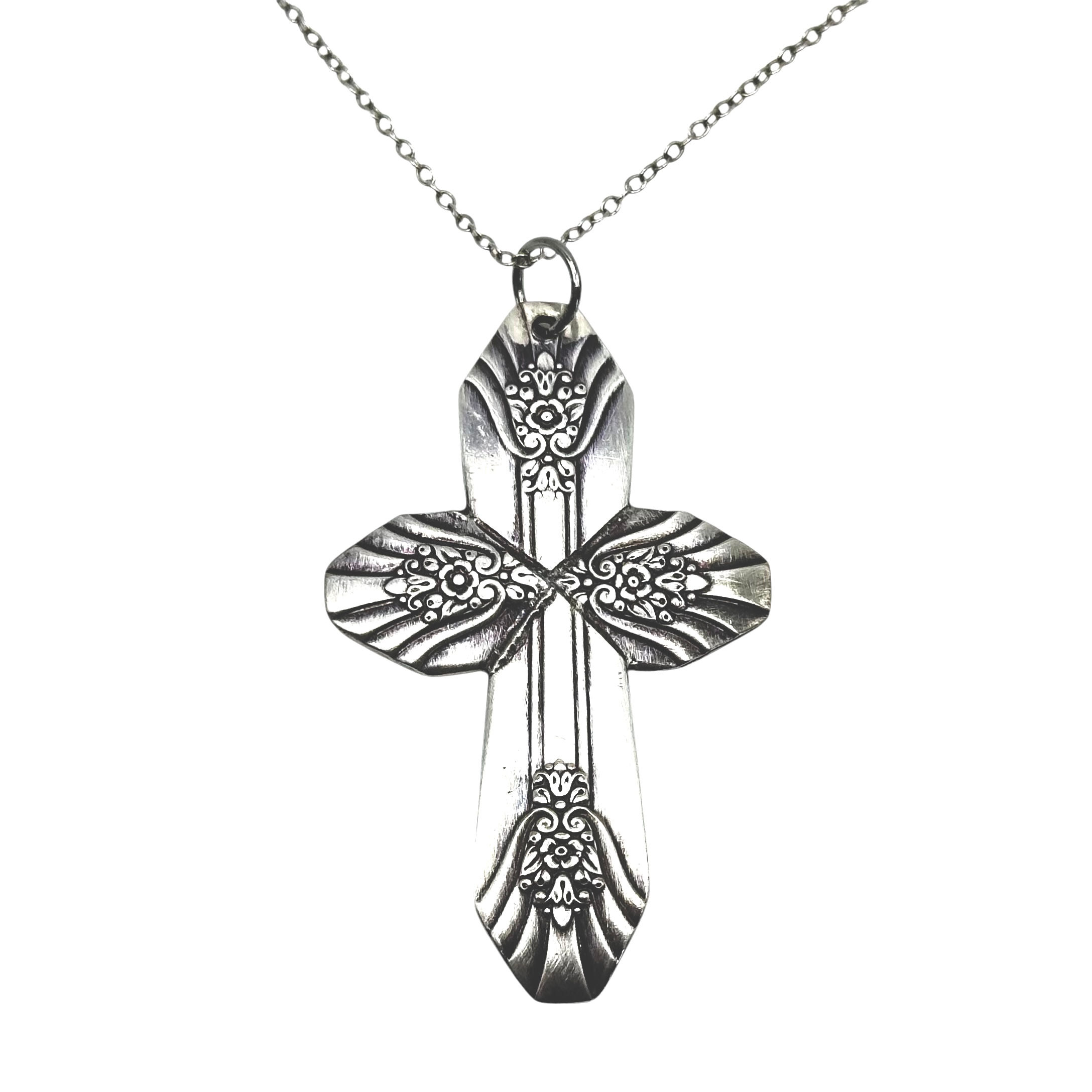 Cross necklace.