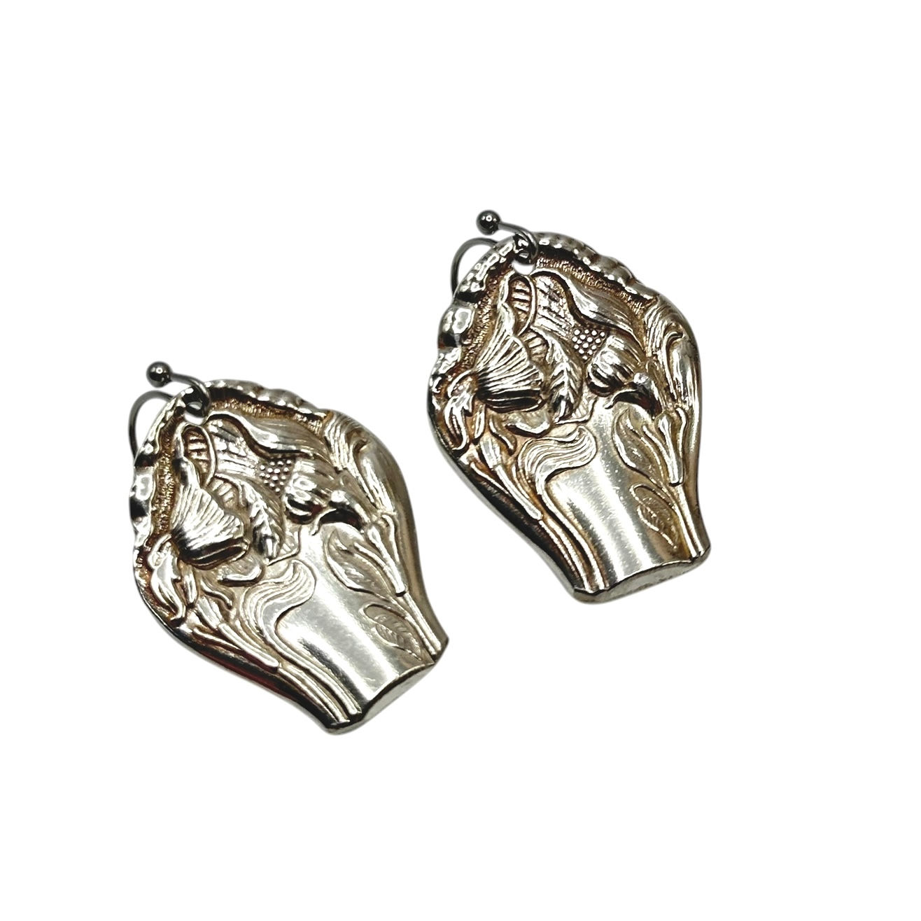 Knife handle earrings.