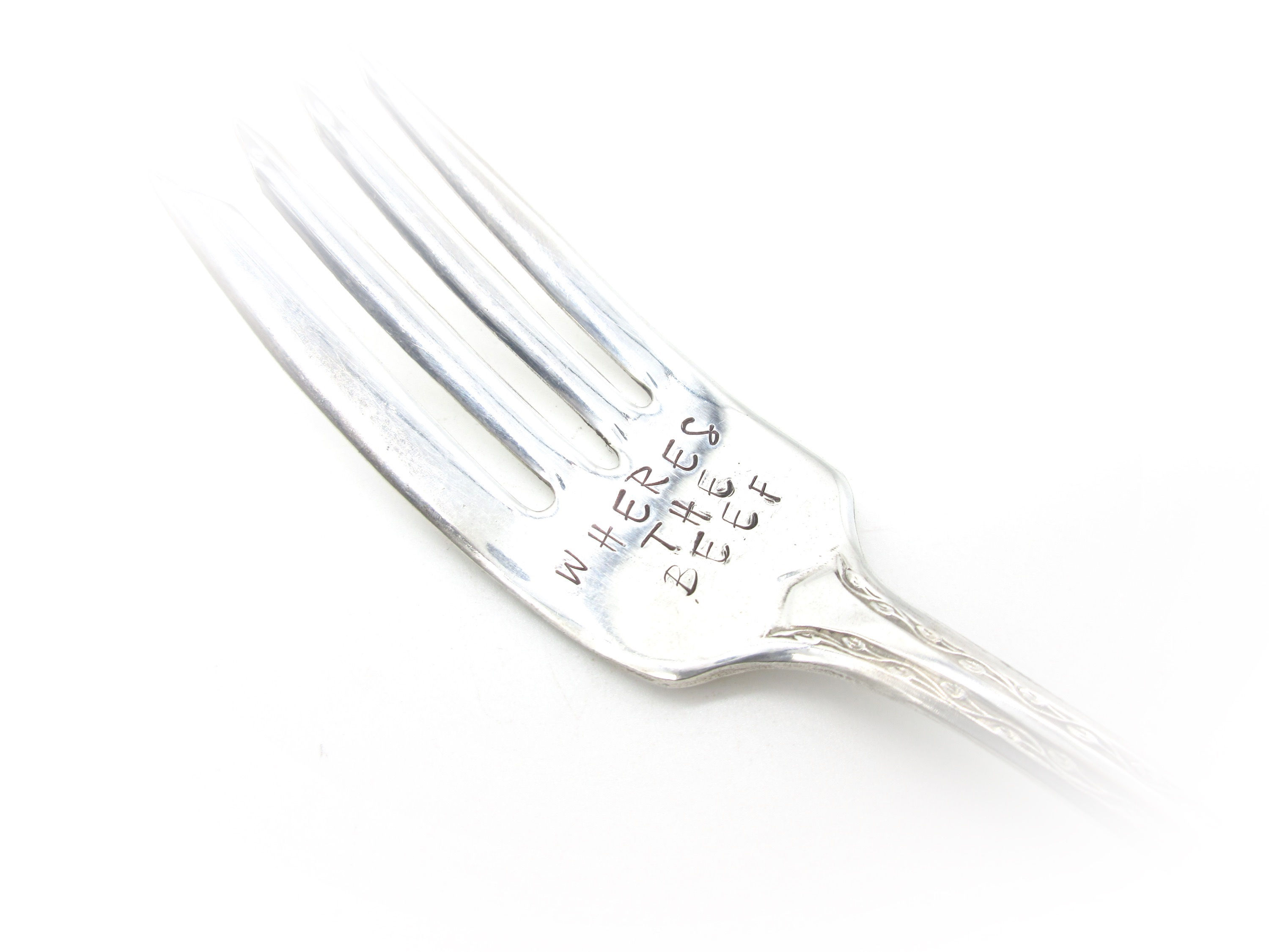 Stamped fork.