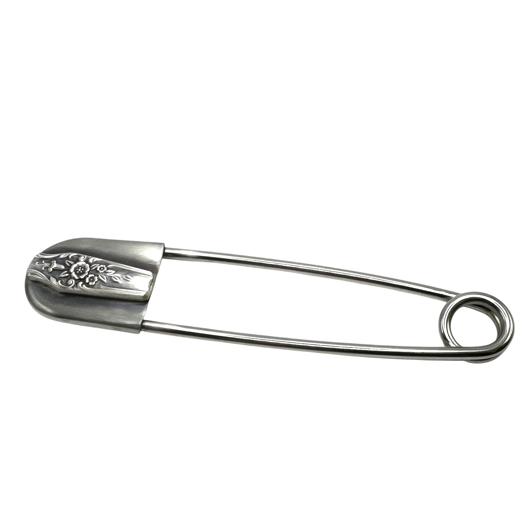 Safety pin keychain.