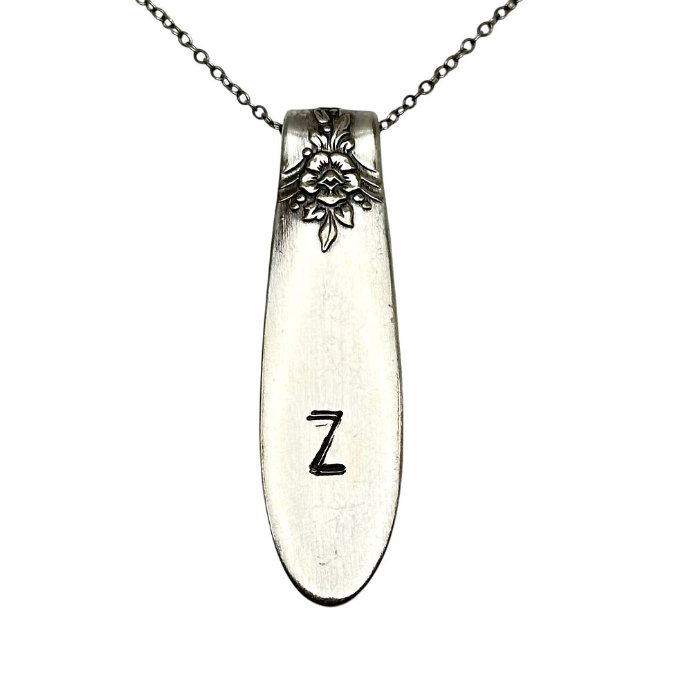 Thumbnail: (Z) Monogrammed necklace.