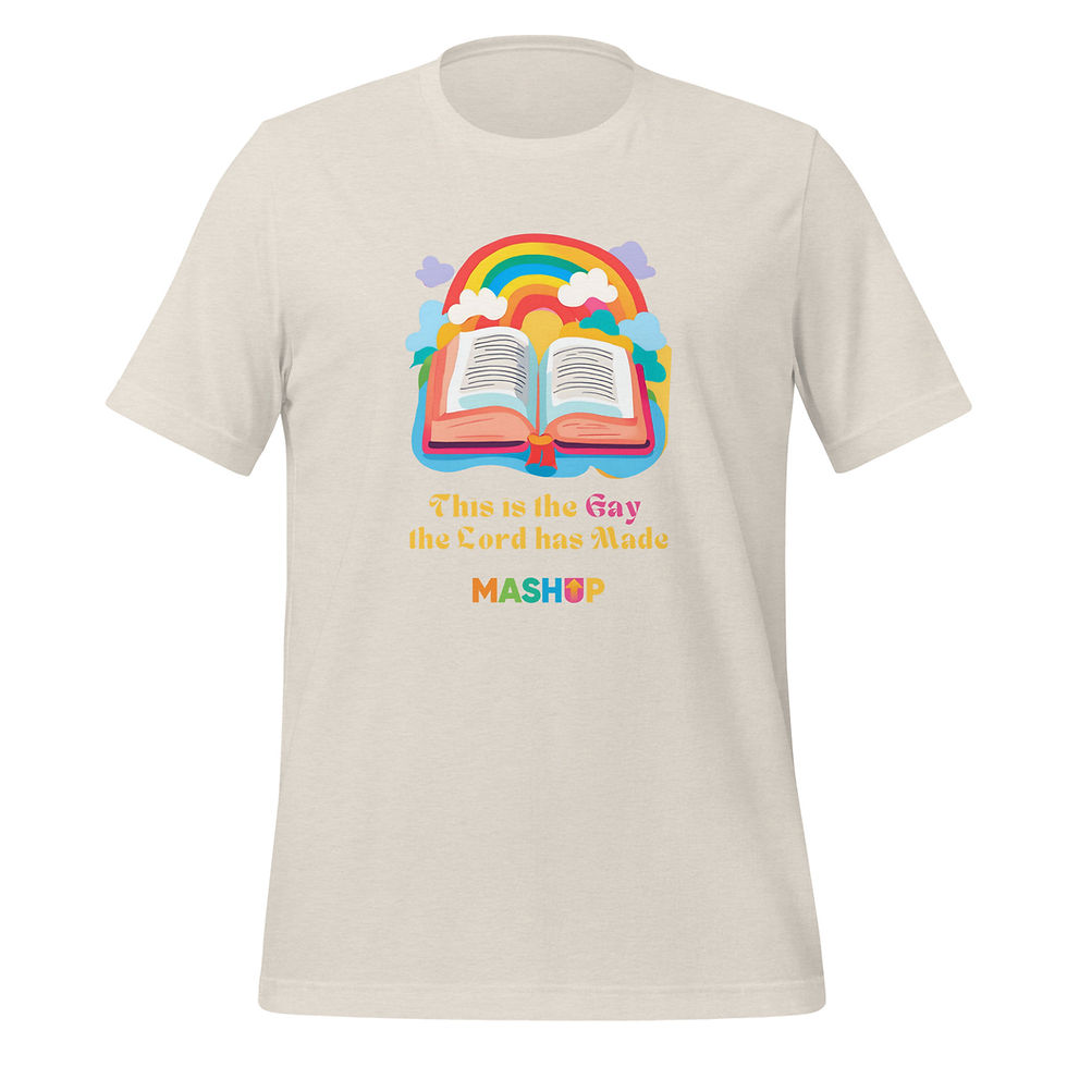 Thumbnail: This is the Gay Bible t-shirt