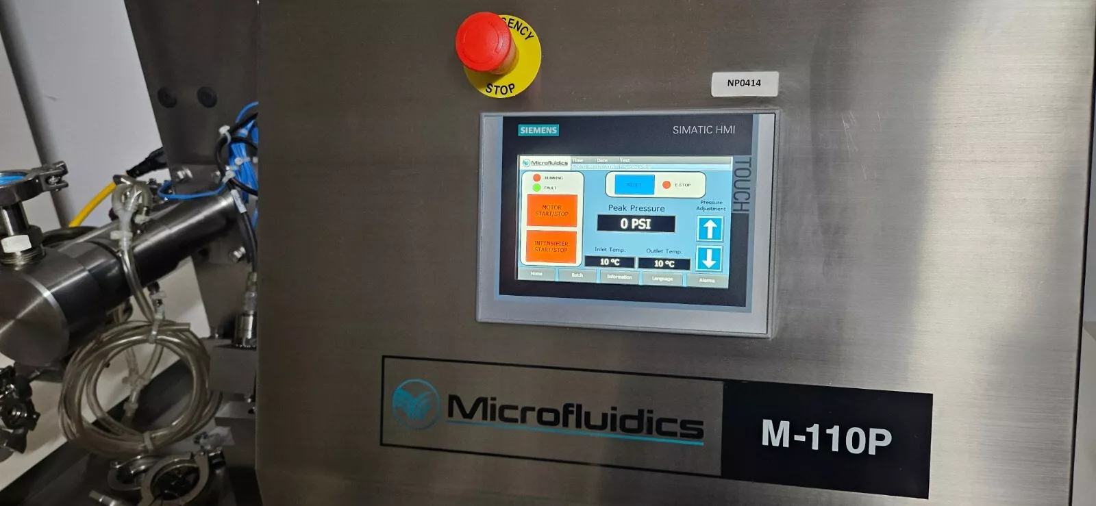 Microfluidics M-110P Microfluidizer Processor Homogenizer | Sync Services