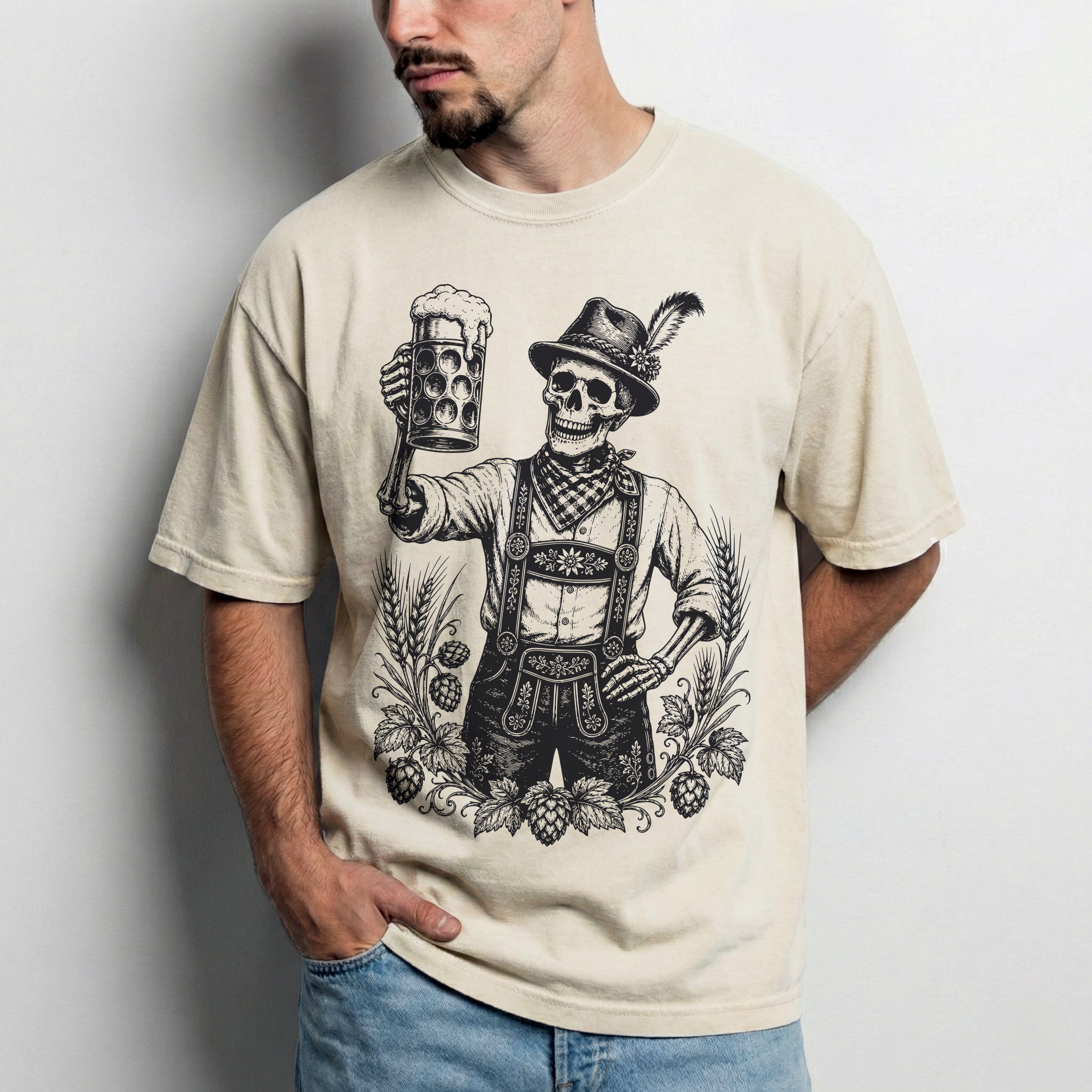 Coven & Craft | Bierhall Skeleton Graphic Shirt