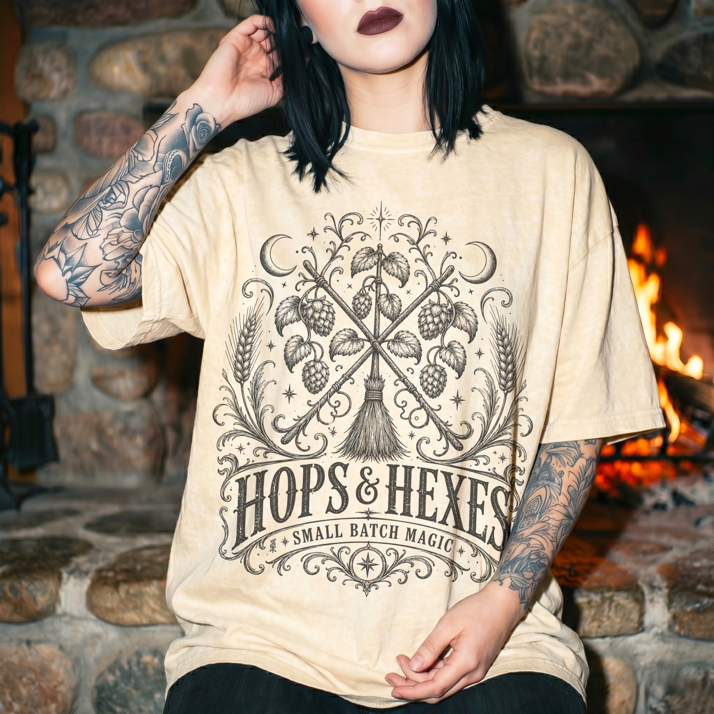 Coven & Craft | Hops & Hexes Graphic Shirt