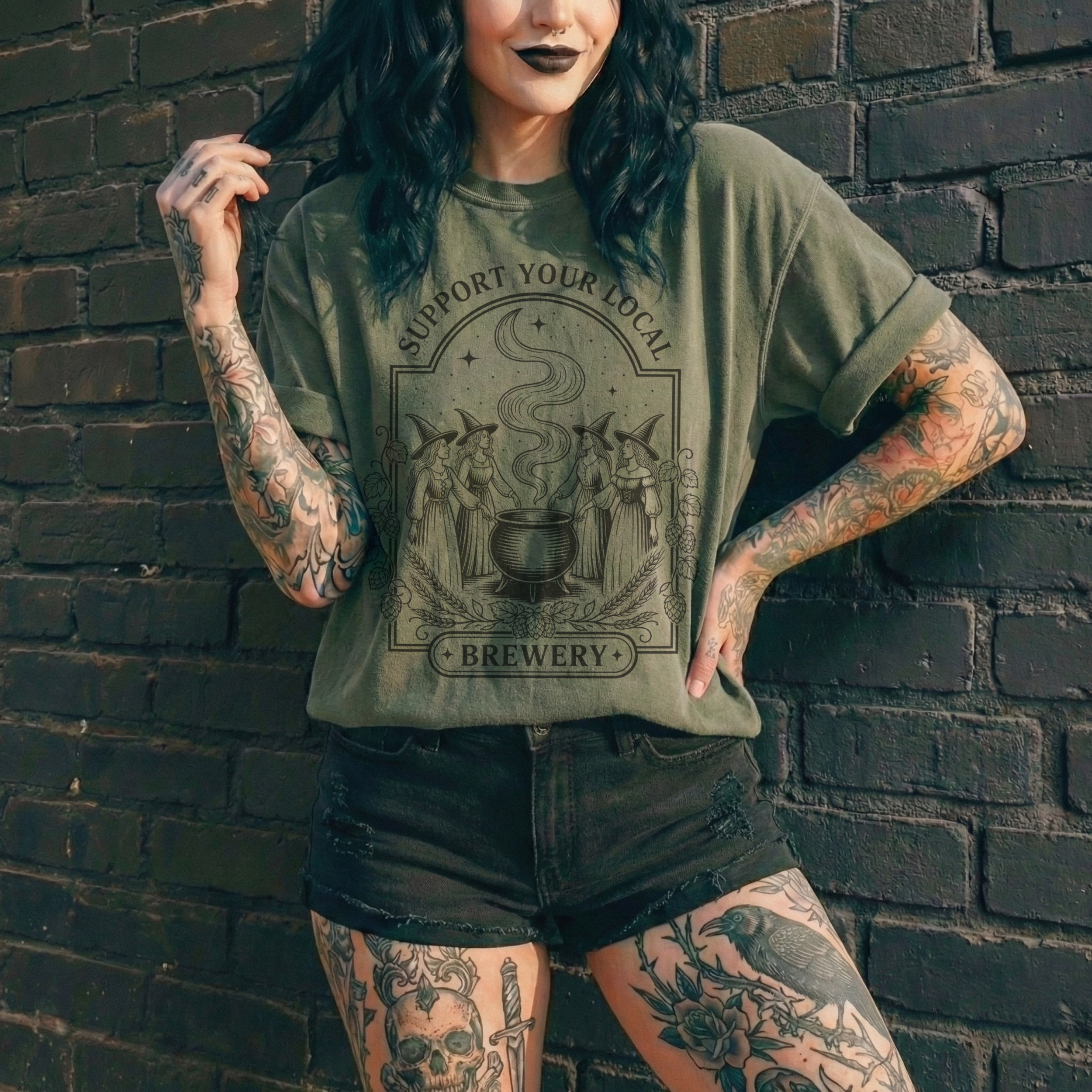 Coven & Craft | Support Your Local Brewery Tee
