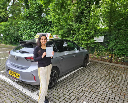 I have passed my driving test