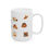 Thumbnail: Cozy Mornings & Warm Crumbs Ceramic Mug — Autumn Comfort Coffee Cup (15oz)