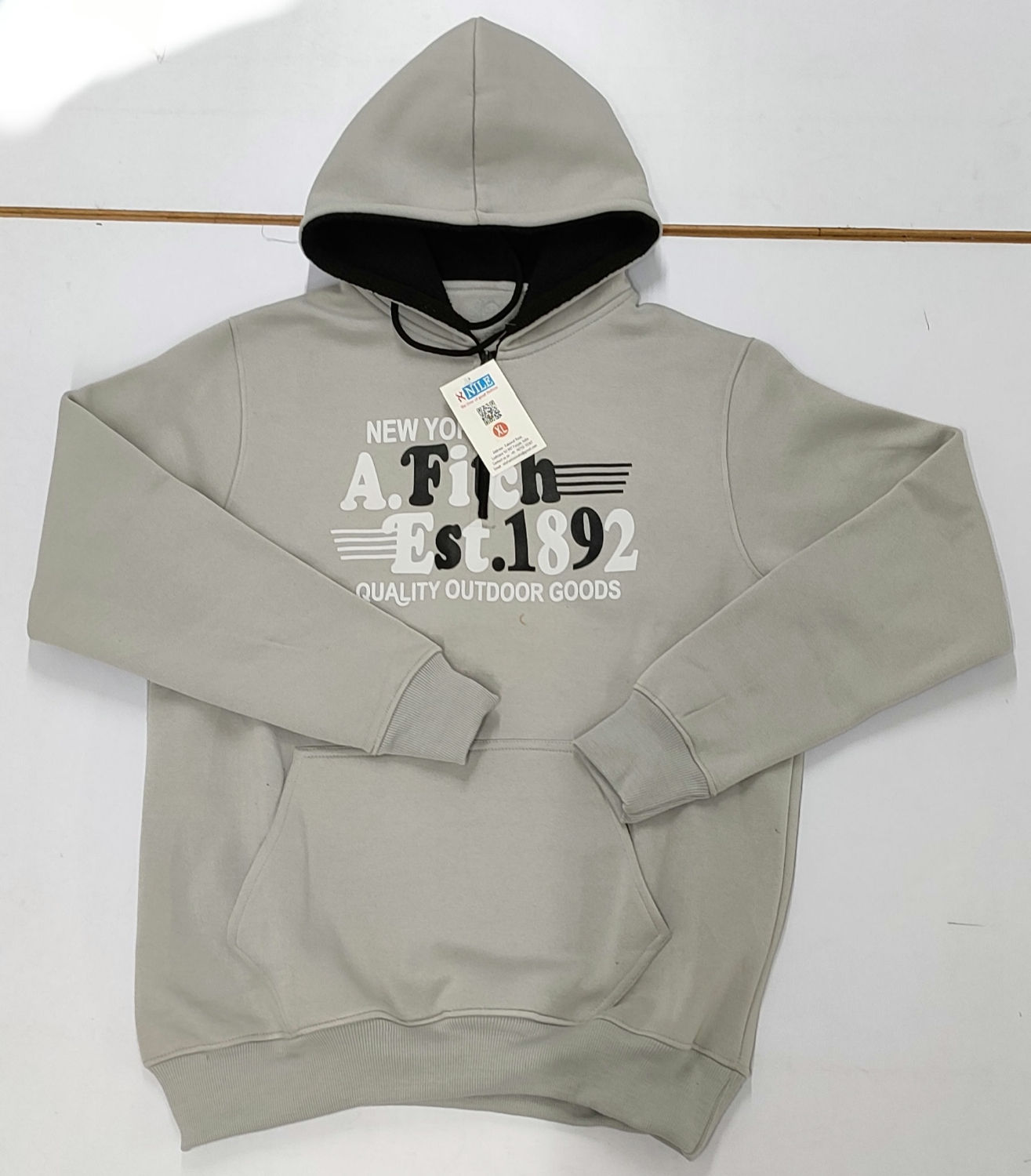 Half Zip Hoodie Sweatshirt by Nile Fashion
